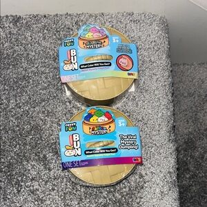 Rainbow Mystery (4 Inch) Dumpling Squishy Bun Viral Tiktok NEW - SET OF 2